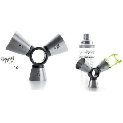 Barmanská odmerka na alkohol 3v1 - 30 ml, 22 ml, 15 ml - Ibili - Ibili