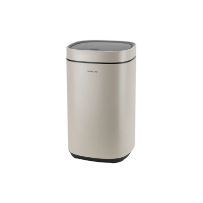 HORECANO - Кош с TOUCH механизъм 30л 30x30xh62, 5см бежов HOME-(102372-HF002C-BEIGE) (0185184)
