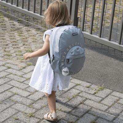 Childhome Kids School batoh Backpack Grey Off White