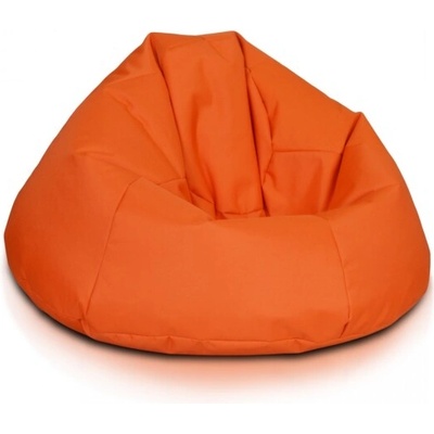 Intermedic SK sedací vak MAXI 140x70 cm z polyesteru rodinný vak, veľké kreslo, 570 l NC09 Oranžová pomaranč