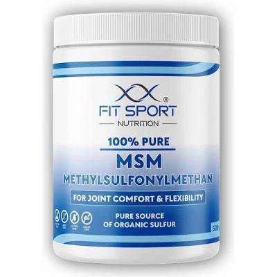 FitSport Nutrition 100% Pure Hydrolyzed Gelatine + MSM 500 kapsúl Želatína + MSM