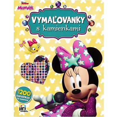 Jiri Models Minnie Vymaľovanky s kamienkami