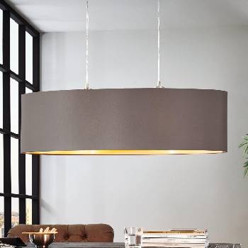 EGLO 55271 - Пендел MASERLO 2xE27/60W/230V кафяв (EG55271)