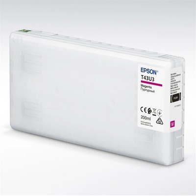 EpsonSurelabBlaek Epson T43U Magenta 200 ml ink cartridge for SureLab SL-D800 (C13T43U34N)
