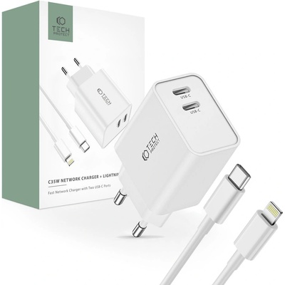 Tech-Protect C35W 2x USB-C (9319456605587)