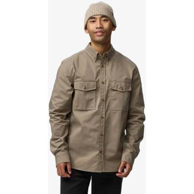 Fjällräven Ovik G-1000 košel'a dlhý rukáv suede brown
