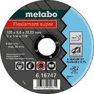 Metabo - Шлифовъчен диск за неръждаема стомана 125x22, 23 мм 616747000 (616747000)