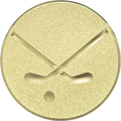 Emblém hokejbal zlato 50 mm