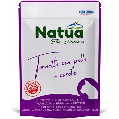 Natua Cat Adult Filety z tuňáka kuřete a mrkve 70 g