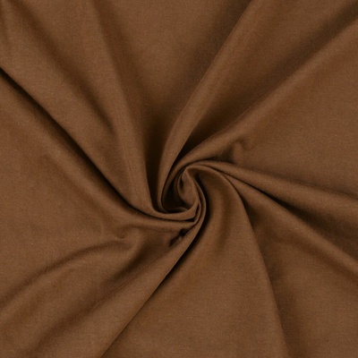Kvalitex jersey plachta tmavo hnědá 180x200