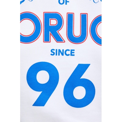 Fiorucci Памучен суичър Fiorucci Dreaming 1967 Print Boxy Fit Cropped Hoodie (W01SMSHO269CJ05WH01)