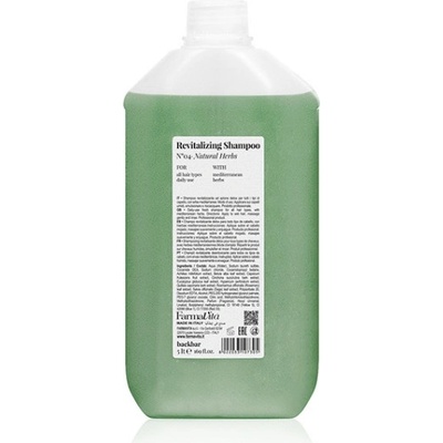 FarmaVita Back Bar Revitalizing Shampoo N°4 - Natural Herb 5000 ml