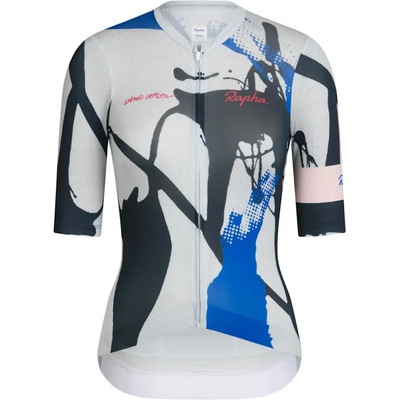 Rapha Pro Team Rouleur Jersey David Carson Pale Grey/Black dámsky