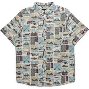 KAVU Мъжка риза с копчета KAVU River Wrangler Shirt - Off Grid - размер XL (033-3155-0214)