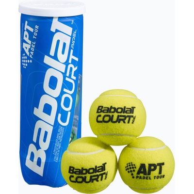 Babolat Court Padel 3 топки жълт 501098