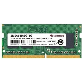 Transcend JetRam DDR4 8GB 2666MHz CL19 JM2666HSG-8G