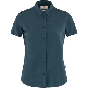 Fjällräven Дамска риза с копчета Fjällräven Women's High Coast Lite Shirt S/S Shirt - Navy - размер XS (133-1455-0211)
