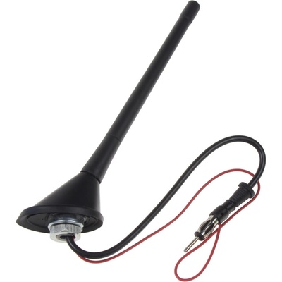 MGB aktivní FLEX 60°AM-FM anténa Škoda, VW s DIN konektorem 18cm