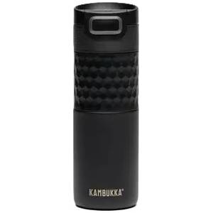 KAMBUKKA Термочаша от неръждаема стомана Kambukka Etna Grip с термокапак 3 в 1 Snapclean®, 500 мл, Black Velvet (11-01060)