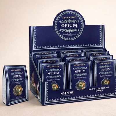 Ayurvedic Opium indické vonné františky tekoucí dým 10 ks – Zboží Dáma