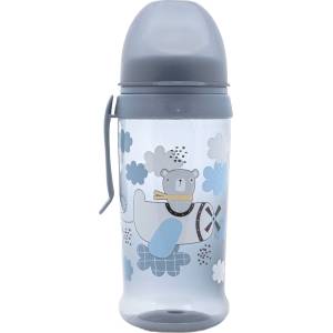 Lorelli Спортна бутилка с мек накрайник Lorelli My Friend - 350 ml, Cameo Blue (10200690004) - ozone