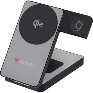Verbatim Външна батерия Verbatim Foldable 3-in-1 Qi2 Magnetic Wireless Power Bank 10000 mAh Grey (32295) - pimpmypc