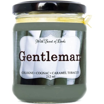 Image 1 of With Scent of Books Ароматна свещ - Gentleman, 212 ml (GENTLEMAN 212 ml)