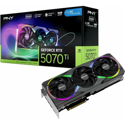 PNY GeForce RTX 5070Ti+ ARGB 16GB GDDR7 VCG5071T16TFXXPB1-O