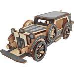 Woodcraft construction kit Woodcraft Дървен 3D пъзел Стара лимузина (XB-G002H)