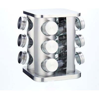 PROHOME Kořenky so stojanem nerez 16 x 22 x 16 cm 12 ks