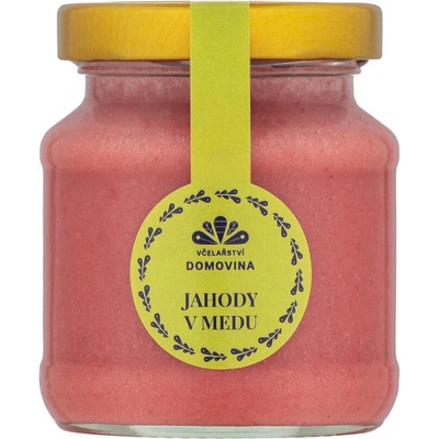 Včelařství Domovina Med s jahodami 170 g