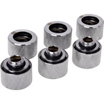 Alphacool Комплект фитинги Alphacool HT 16mm - G1/4, 90°, Хром, 6-pack (AC-1012843) - tehnik