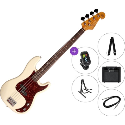 SX SPB62 SET 2 Vintage White Електрическа бас китара