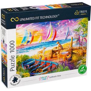 Trefl Пъзел Trefl от 1000 части - Край лодките (10697)