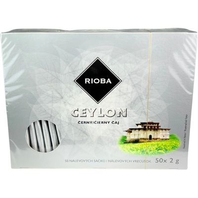 Rioba černý čaj Ceylon 50 ks