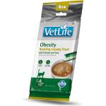 Farmina VET LIFE CAT Obesity Creamy Treat with Chicken & Tuna храна за котки над 1 г. за контрол на наднорменото тегло - лечебни кремообразни лакомства с пилешко и риба тон - 4 сашета х 15гр