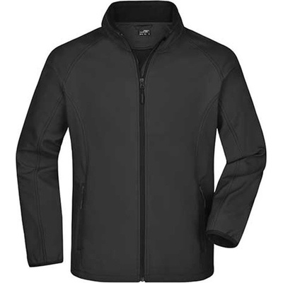 James & Nicholson pánska softshellová bunda JN1130 Black