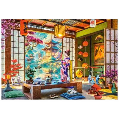 Castorland - Puzzle Japan Tea Room - 1 000 piese