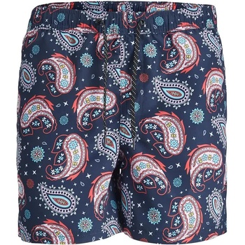 JACK & JONES Бански гащета Jack & jones Jpstfiji Paisley swimming shorts - Blue (Navy)