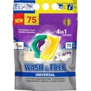 Wash & Free Univerzálne kapsule na pranie 4v1 marseillské mydlo 75 PD