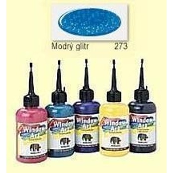 Barva na sklo Nerchau 80 ml modrý glitr