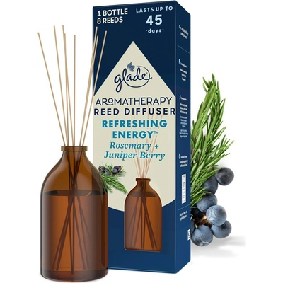 Glade Aromatherapy difuzér s tyčinkami Refreshing Energy Osvěžující energie 80 ml