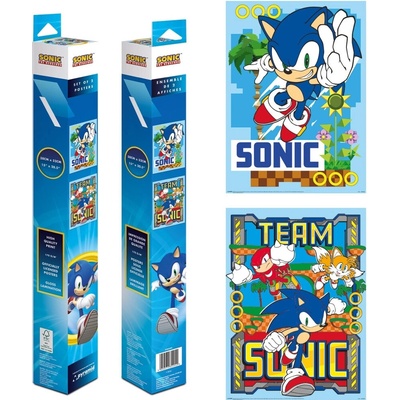 Sonic set plagátov 2ks