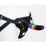 DreamToys Colourful Love Strap On Solid Dildo