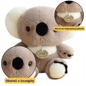 LEAN Toys Plush Mascot Cuddly Toy Koala Bear Gray 23cm