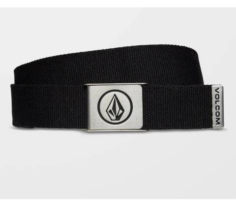 Volcom pásek Circle Web Black