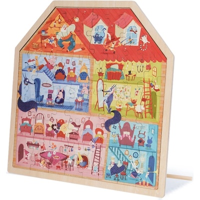 Toi World Детски пъзел Toi World - Приказна къща, 80 части (TWTP387)