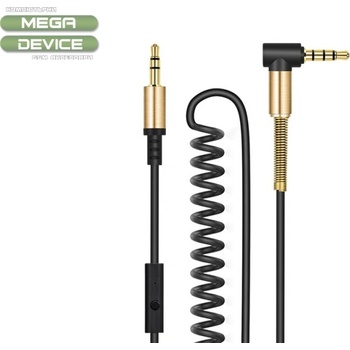 hoco. Аудио кабел AUX UPA02 3.5mm с микрофон 2M , Черен (AUX UPA02)