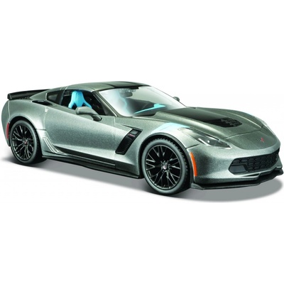 Maisto Corvette Grand Sport šedá 1:24