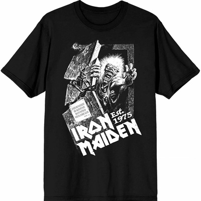Iron Maiden tričko Est. 1975 No Prayer Grave